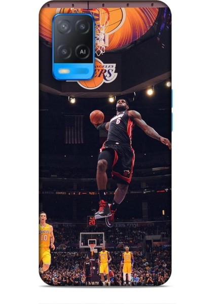 Oppo A54 Kılıf Basketbolcular 16 Lebron James Hediyelik Kılıf
