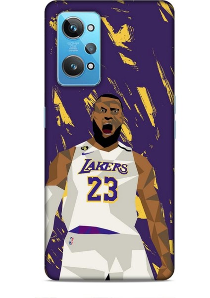Realme Gt2 Kılıf Basketbolcular 18 Lebron James Nba Parlak Kılıf