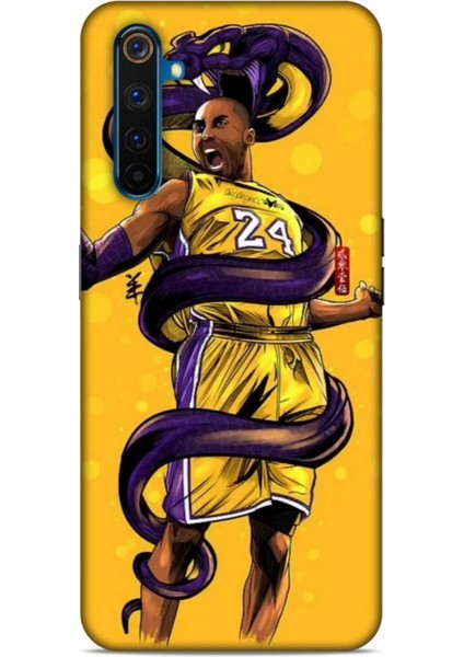 Realme 6 Pro Kılıf Basketbolcular 6 Kobe 24 Sarı Koruyucu Kapak