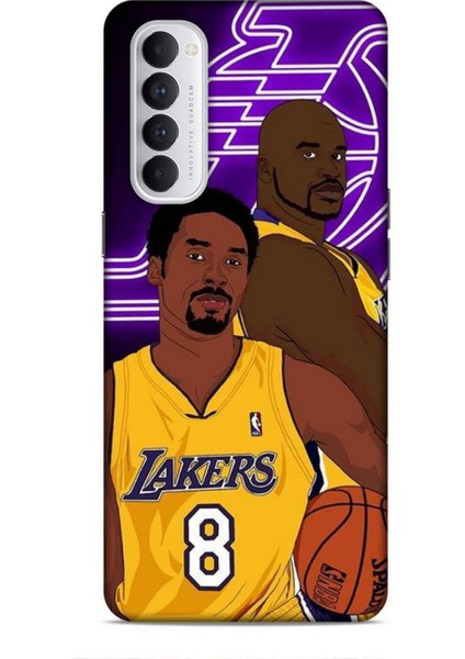 Oppo Reno 4 Pro Kılıf Basketbolcular 25 Kobe Soyulmayan Kılıf