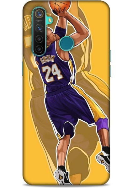 Realme 5 Pro Kılıf Basketbolcular 9 Kobe Bryant 24 Mor Uv Kılıf