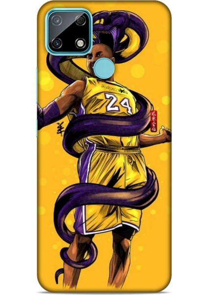 Realme C25 Kılıf Basketbolcular 6 Kobe 24 Sarı Koruyucu Kapak