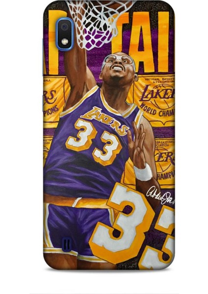 Samsung Galaxy A10 Kılıf Basketbolcular 23 Lakers 33 Jabbar Telefon Kabı