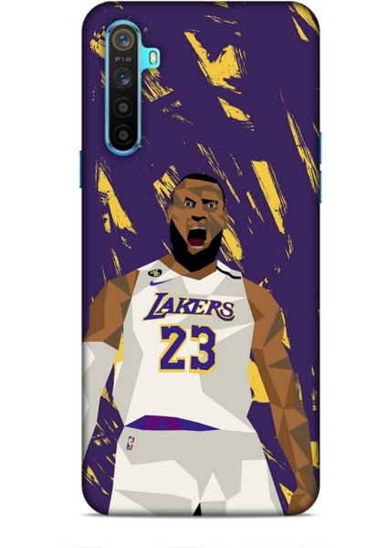Realme 6i Kılıf Basketbolcular 18 Lebron James Nba Parlak Kılıf