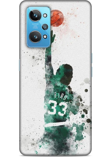Realme Gt2 Kılıf Basketbolcular 28 Bird 33 Beyaz Yeşil Iz Bırakmayan Kılıf