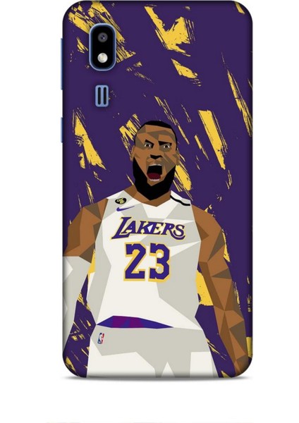 Samsung Galaxy A2 Core Kılıf Basketbolcular 18 Lebron James Nba Parlak Kılıf
