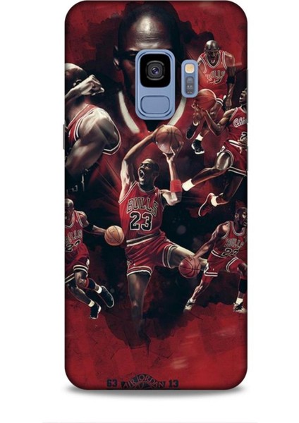 Samsung Galaxy S9 Kılıf Basketbolcular 12 Bulls 23 Tasarım Kılıf