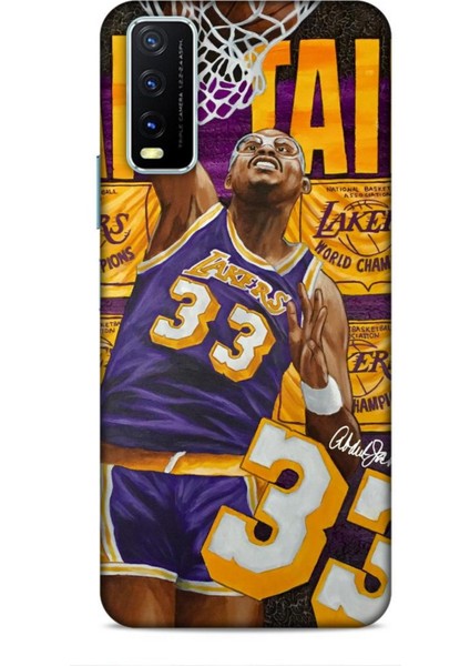 Vivo Y20S Kılıf Basketbolcular 23 Lakers 33 Jabbar Telefon Kabı