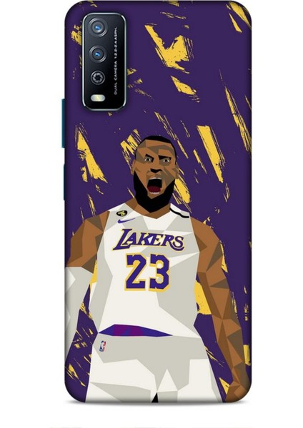 Vivo Y11S Kılıf Basketbolcular 18 Lebron James Nba Parlak Kılıf