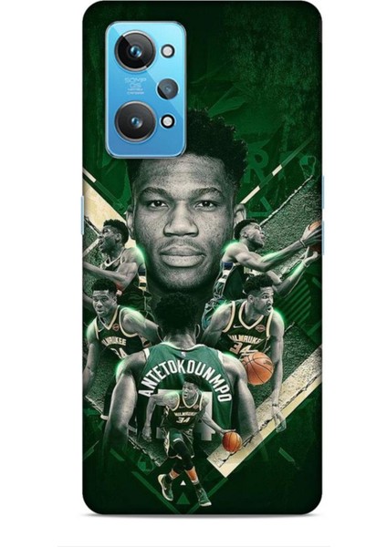 Realme Gt2 Kılıf Basketbolcular 15 Antetokounmpo Kalın Silikon