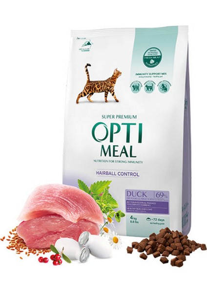 Ördekli Kedi Maması Hairball Control 4 kg 276097