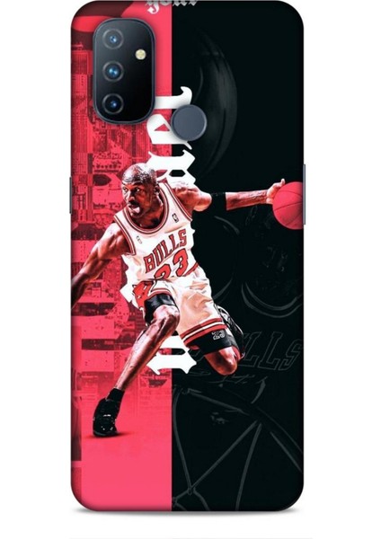 Oneplus Nord N100 Kılıf Basketbolcular 5 Jordan Bulls Beyaz Koruma Kılıfı