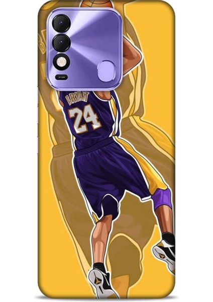 Tecno Spark 8c Kılıf Basketbolcular 9 Kobe Bryant 24 Mor Uv Kılıf