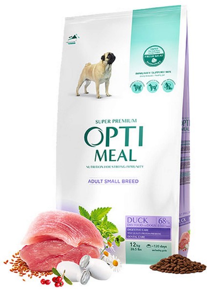 Süper Premium Ördekli Küçük Irk Yetişkin Köpek Maması 12 kg 276097