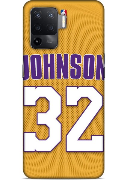 Oppo Reno 5 Lite Kılıf Basketbolcular 19 Johnson 32 Tam Koruma Kılıf