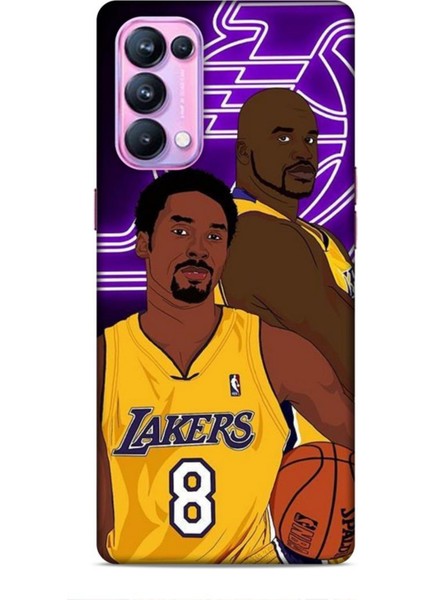 Oppo Reno 5 Pro Kılıf Basketbolcular 25 Kobe Soyulmayan Kılıf