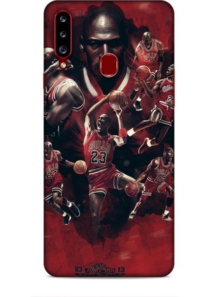 Samsung Galaxy A20S Kılıf Basketbolcular 12 Bulls 23 Tasarım Kılıf