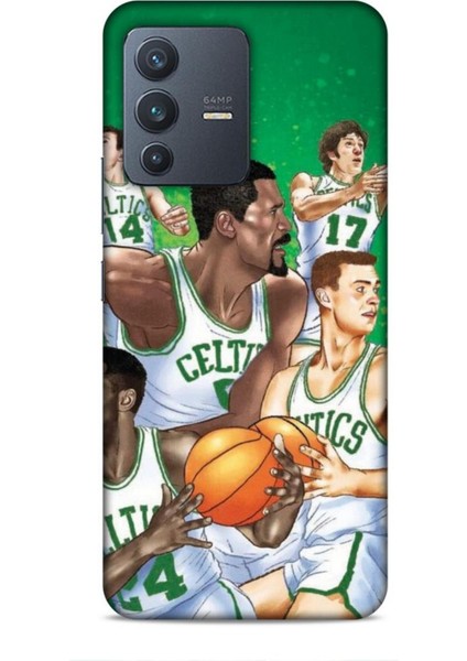 Vivo V23 5g Kılıf Basketbolcular 26 Jayson Celtics Yeşil Soft Kapak