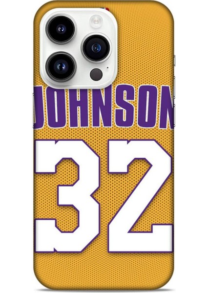 Apple iPhone 14 Pro Kılıf Basketbolcular 19 Johnson 32 Tam Koruma Kılıf