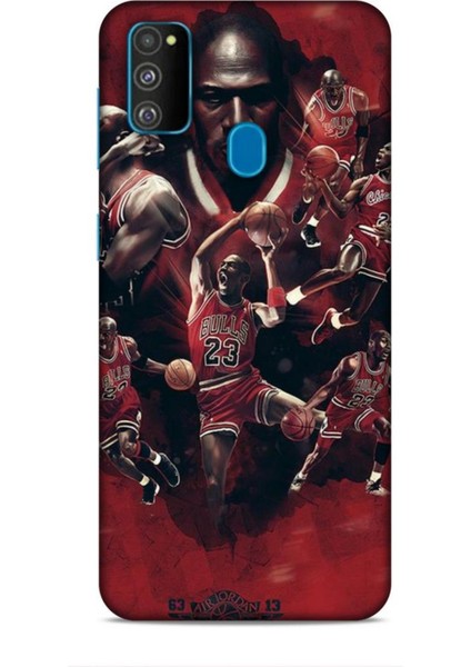 Samsung Galaxy M30S Kılıf Basketbolcular 12 Bulls 23 Tasarım Kılıf
