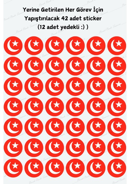 Çocuklar İçin Ramazan Ayı Oruç ve Görev Çizelgesi - Ramazan Sticker- Çocuk İmsakiyesi fırsatları