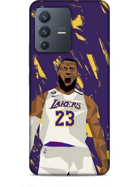 Vivo V23 5g Kılıf Basketbolcular 18 Lebron James Nba Parlak Kılıf