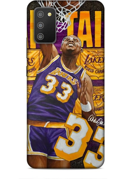 Samsung Galaxy M02S Kılıf Basketbolcular 23 Lakers 33 Jabbar Telefon Kabı