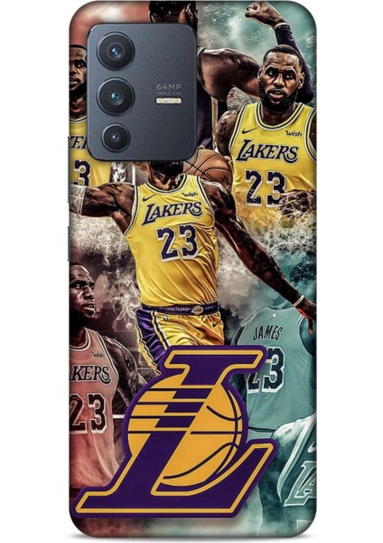 Vivo V23 5g Kılıf Basketbolcular 17 Lebron 23 Lakers Yumuşak Kılıf