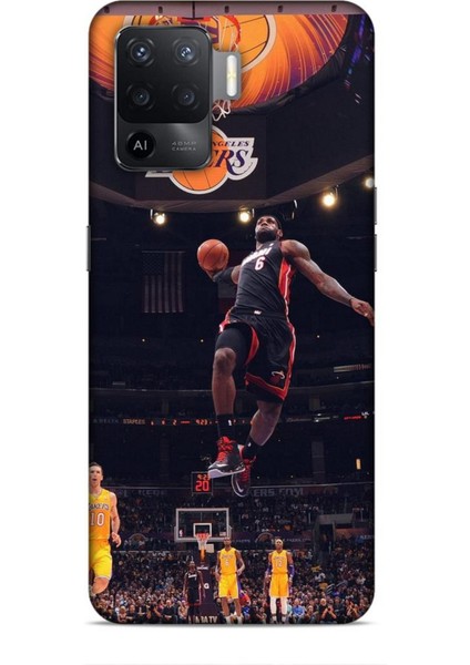 Oppo Reno 5 Lite Kılıf Basketbolcular 16 Lebron James Hediyelik Kılıf