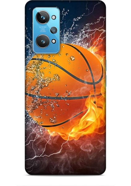 Realme Gt2 Kılıf Basketbolcular 30 Basketbol Topu Kenarları Şeffaf Kapak