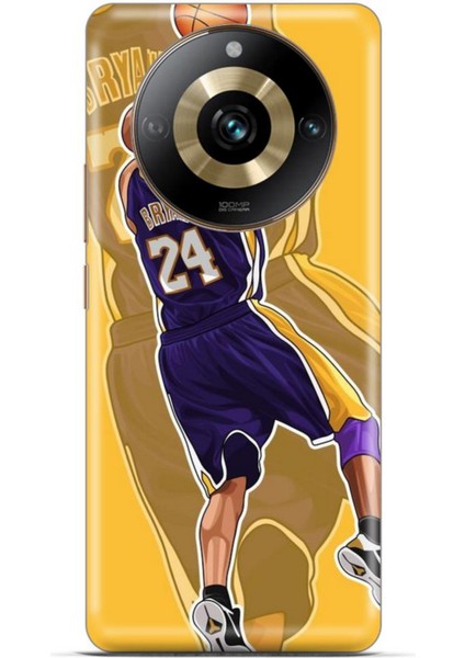 Realme 11 Pro Plus Kılıf Basketbolcular 9 Kobe Bryant 24 Mor Uv Kılıf