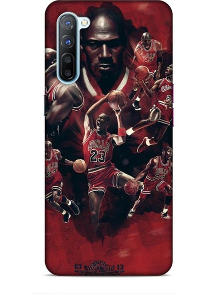 Oppo Reno 3 Kılıf Basketbolcular 12 Bulls 23 Tasarım Kılıf