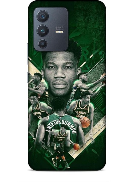 Vivo V23 5g Kılıf Basketbolcular 15 Antetokounmpo Kalın Silikon