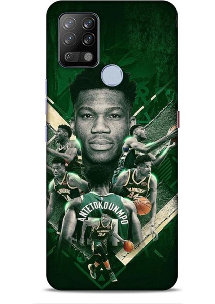 Tecno Pova Kılıf Basketbolcular 15 Antetokounmpo Kalın Silikon