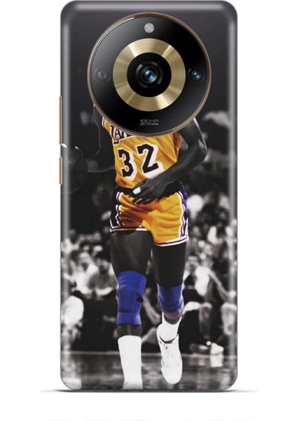 Realme 11 Pro Plus Kılıf Basketbolcular 20 Lakers 32 Renkli Kılıf