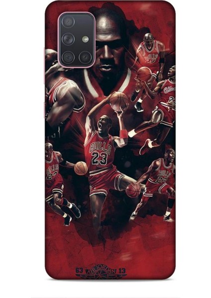 Samsung Galaxy A91 Kılıf Basketbolcular 12 Bulls 23 Tasarım Kılıf