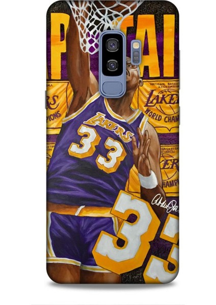 Samsung Galaxy S9 Plus Kılıf Basketbolcular 23 Lakers 33 Jabbar Telefon Kabı