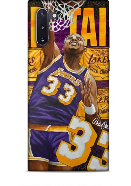 Samsung Galaxy Note 10 Kılıf Basketbolcular 23 Lakers 33 Jabbar Telefon Kabı