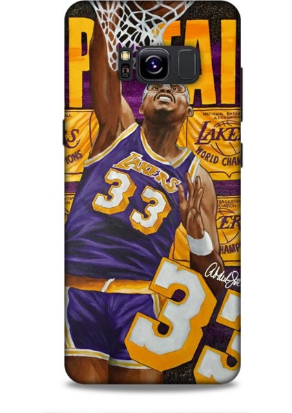 Samsung Galaxy S8 Kılıf Basketbolcular 23 Lakers 33 Jabbar Telefon Kabı