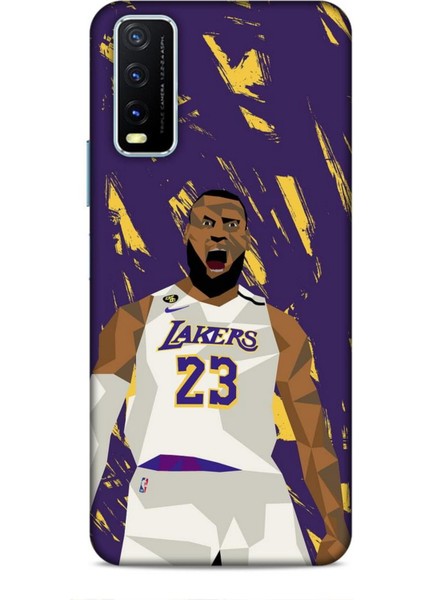 Vivo Y20S Kılıf Basketbolcular 18 Lebron James Nba Parlak Kılıf