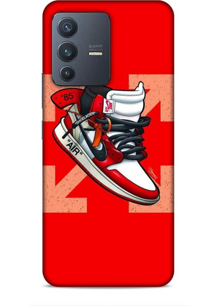 Vivo V23 5g Kılıf Basketbolcular 2 Air 85 Kırmızı Kapak