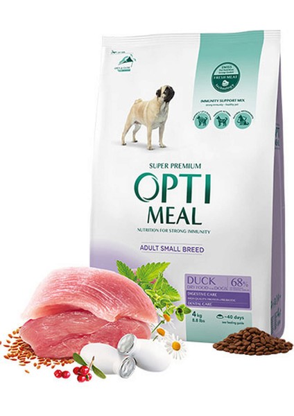 Süper Premium Ördekli Küçük Irk Yetişkin Köpek Maması 4 kg 276097