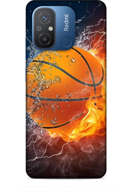 Realme C53 Kılıf Basketbolcular 30 Basketbol Topu Kenarları Şeffaf Kapak