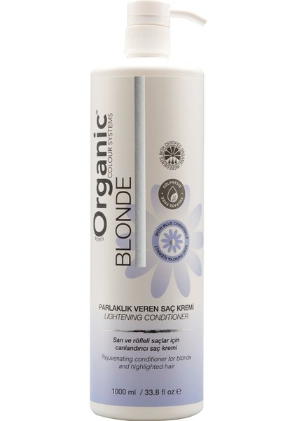 Parlaklık Veren Saç Kremi Lightening Conditioner 1000 ml