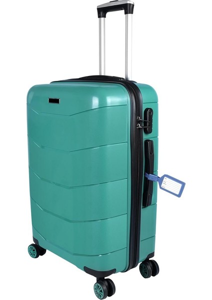 Ultra Hafif Kırılmaz Silikon Büyük Boy Valiz Yeşil+Etiket Hediyeli! fiyatları
