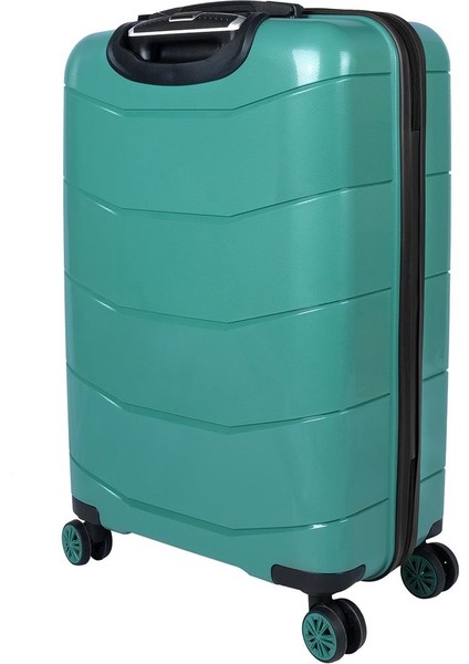 Ultra Hafif Kırılmaz Silikon Büyük Boy Valiz Yeşil+Etiket Hediyeli! modelleri