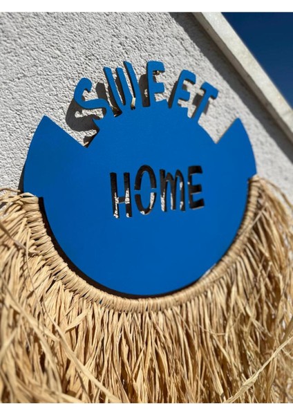 Wall Art Bodrum Mavisi Sweet Home Duvar Dekorasyon Ürünü fırsatları