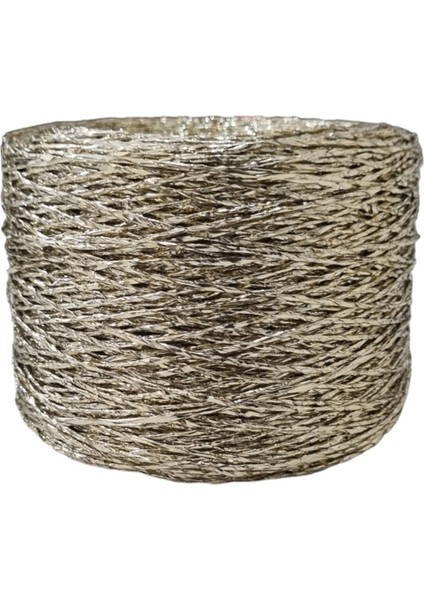 Metalik Rafya Iplik Twisted Metalik Iplik Çanta Örme Ipi Cüzdan Örme Ipi Polyester Ip Kağıt Ip