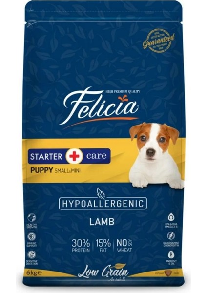 Az Tahıllı Small Mini Puppy 6kg Yavru Kuzulu Hypoallergenic Köpek Maması