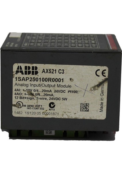 1SAP250100R0001 Abb AX521 S500 Analog Input/output